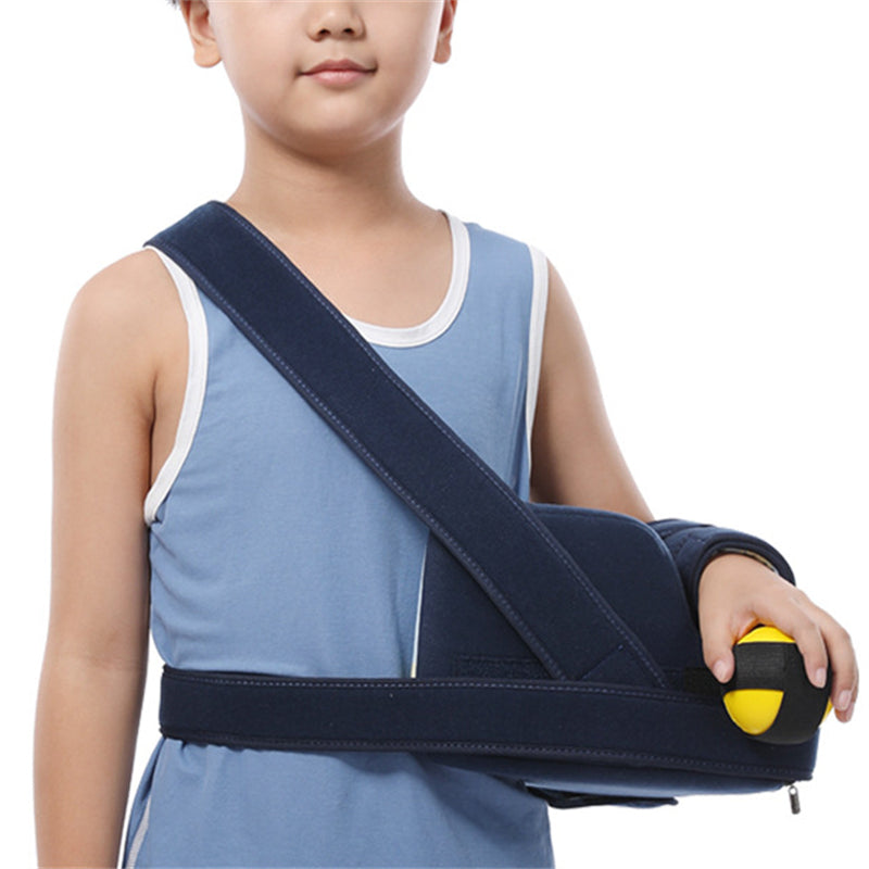 Adjustable shoulder abduction with pillow arm sling pain relief