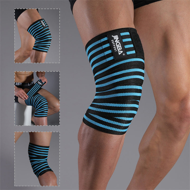Compression Brace Weightlifting Bandage Support Knee Wraps